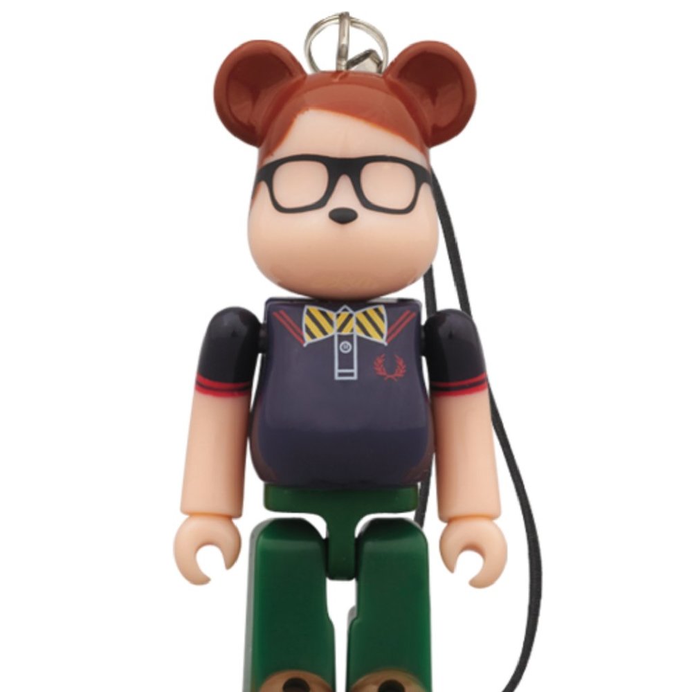 Fred Perry Bearbrick Medicom 70% Strap PREPPY Lipton Smart Times 2012 Bearbricks